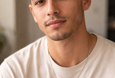Portrait of Ezekiel Pacheco, young American actor, in casual clothing, soft natural lighting, neutral background, editorial style.